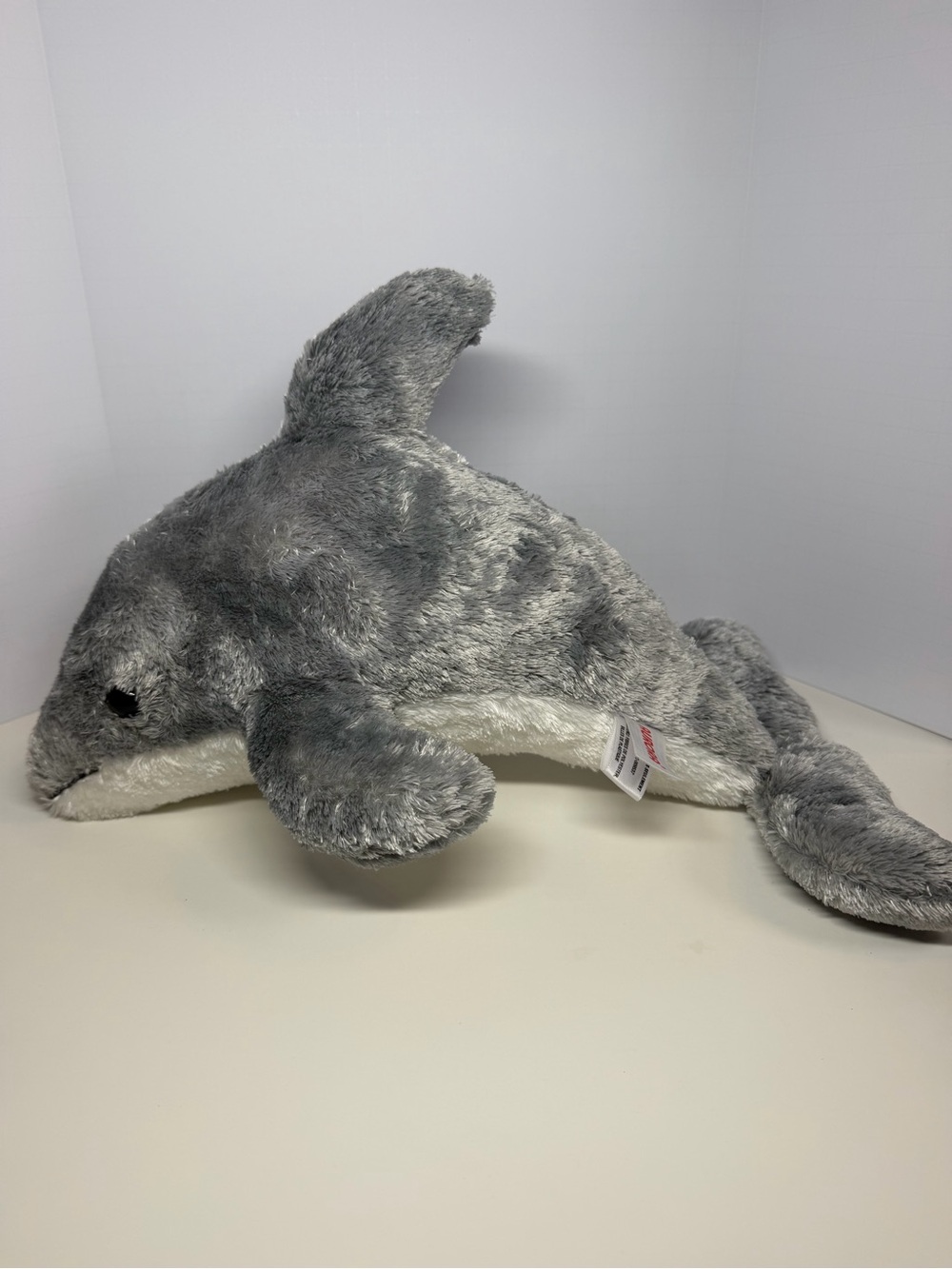 Aurora Dolphin Plush 12” Gray White Stuffed Animal Sea Life Soft Toy 2021